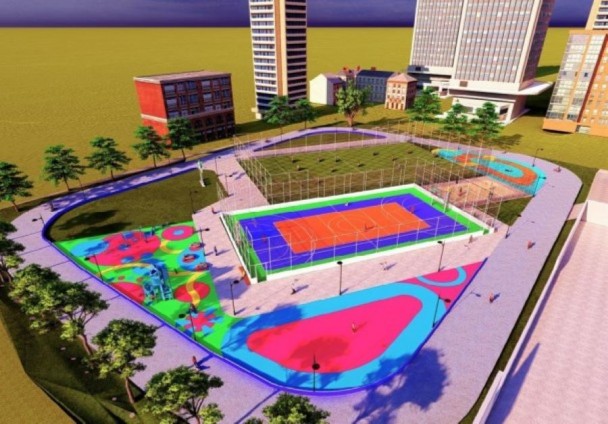 Projeto em Passo Fundo revitaliza o centro Fredolino Chimango com campo de futebol sete e quadras, entre outras novidades 