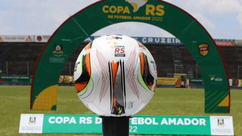 Bola oficial da Copa RS de Futebol Amador