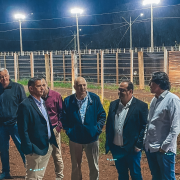 O município também foi contemplado com o Ilumina Esporte para a iluminação do Parque de Rodeios Municipal