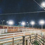 O município também foi contemplado com o Ilumina Esporte para a iluminação do Parque de Rodeios Municipal