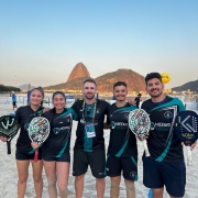 Equipe de beach tennis de Santa Maria