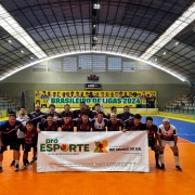 Equipe de futsal da Associação Esportiva Uruguaianense (AEU)