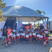 Equipe da SEL e bombeiros na Operação Verão