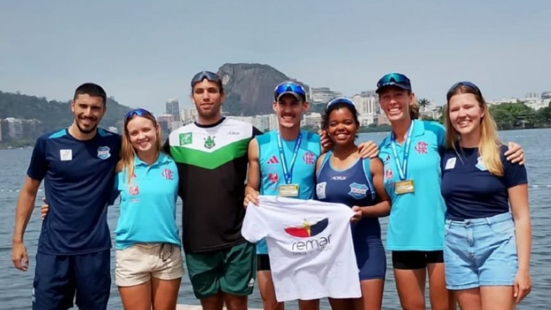 Atletas medalhistas formados no Projeto Remar para o Futuro